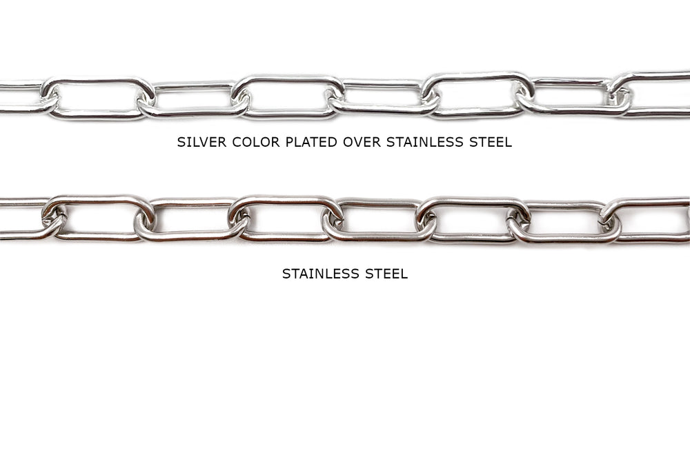 SSC1083 Stainless Steel Elongated Oval Link Chain