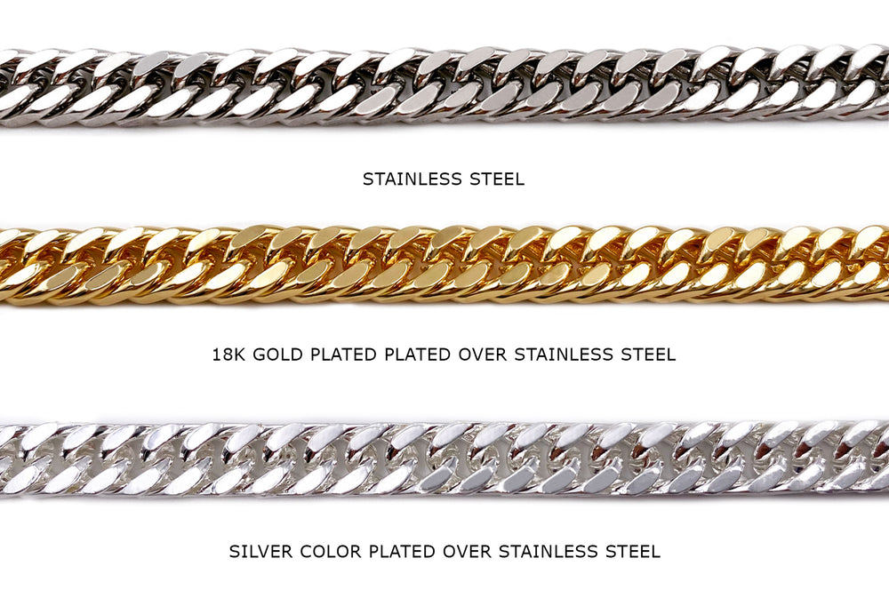 SSC1089 Stainless Steel Curb Chain CHOOSE COLOR BELOW