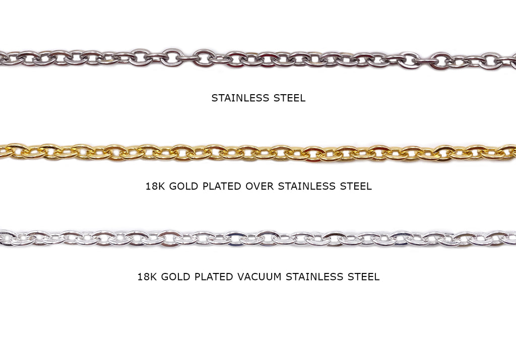 Wholesale Stainless Steel Oval Chain, Hypoallergenic, Non Tarnish