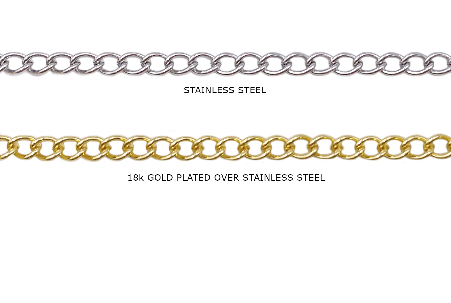 ★COURONNE★ Serveaux Chain Strap Long_RCAAX24112MTX Franco Chain Necklace Solid Stainless Steel 24