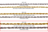 SSC1152 Stainless Steel Oval Link Intertwined Chains 4.1mm