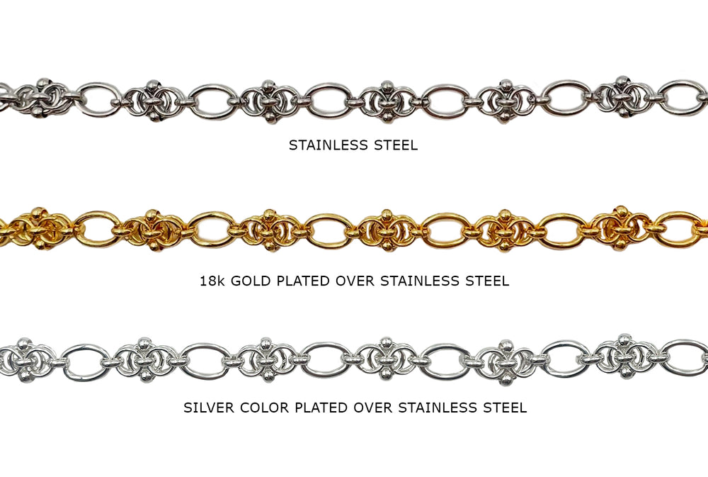 SSC1198 Stainless Steel Decorative Chain CHOOSE COLOR BELOW