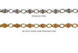 SSC1198 Stainless Steel Decorative Chain CHOOSE COLOR BELOW