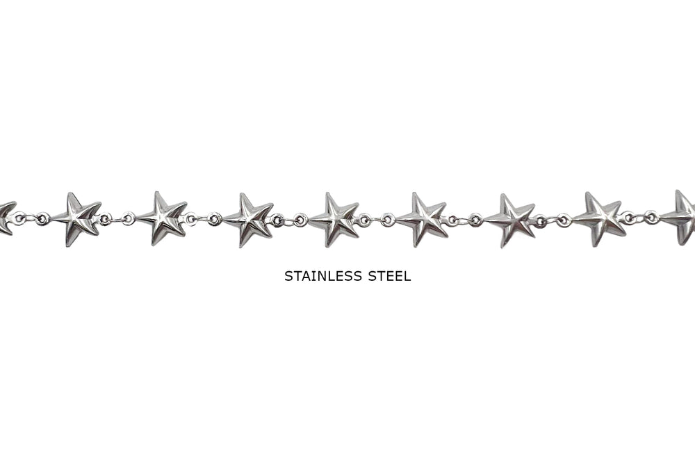 SSC1212 Stainless Steel Star Chain