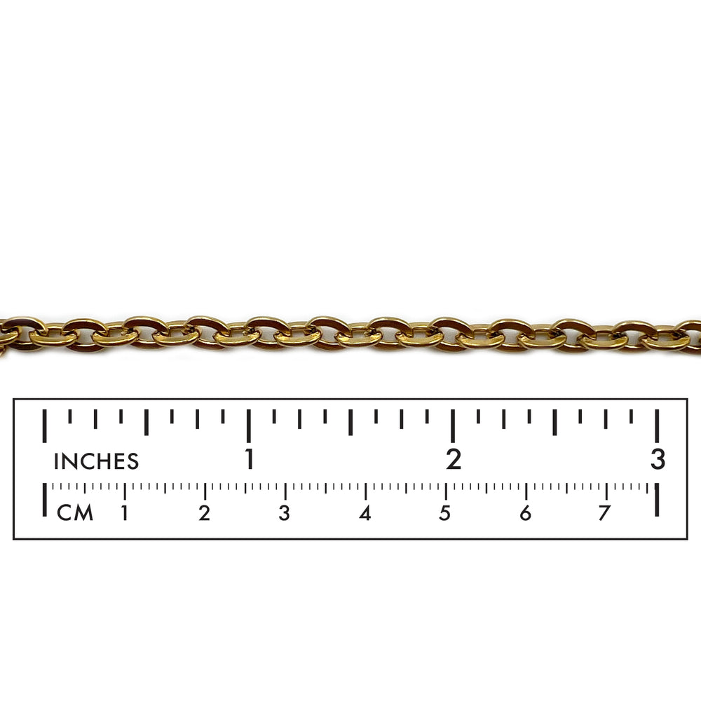 SSC1231 Stainless Steel Flat Oval Link Chain