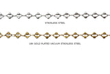 SSC1235 Stainless Steel  Chain With Design