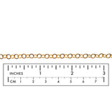 SSC1237 Flat Round Link Stainless Steel Cable Chain