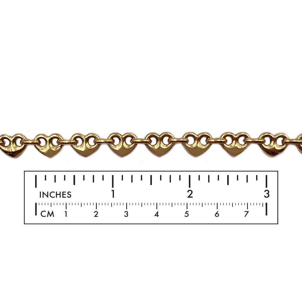 SSC1245 Stainless Steel Heart Link Chain