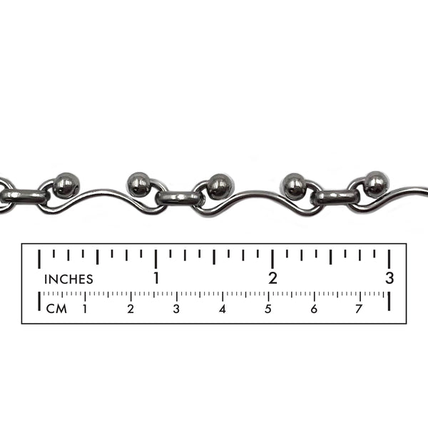 Side Ball Chain SSC1249 Stainless Steel Curve Ball Link Chains - Curved Link Chains ...