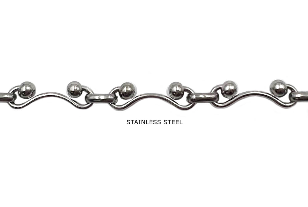 SSC1249 Stainless Steel Curve Ball Link Chains