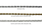 SSC1259 Stainless Steel Intertwined C Shape Links Chain