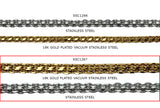 SSC1267  Multi Oval Links Stainless Steel Chain