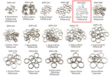 SSO1001 Stainless Steel Open O-Rings 1mmx5mm