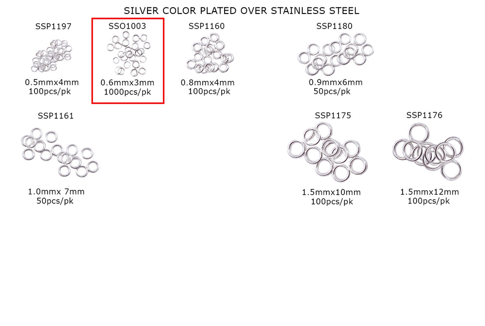 SSO1003 Stainless Steel Open O-Rings