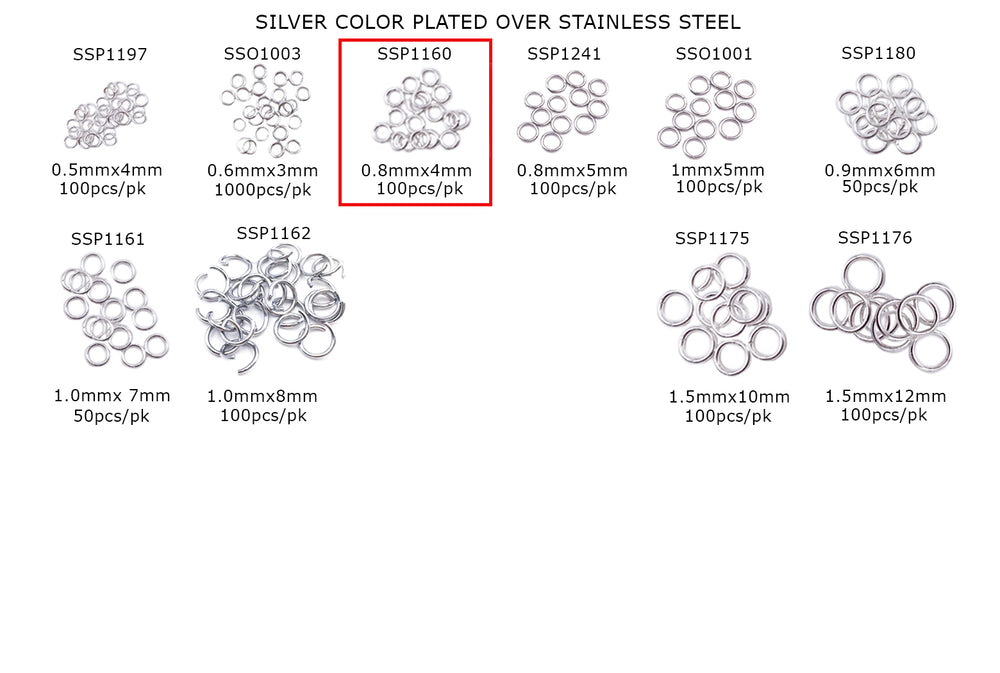SSP1160 Stainless Steel Open O-Rings