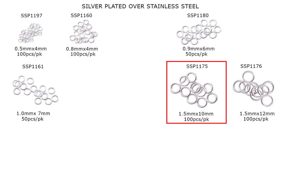SSP1175 Stainless Steel Open O-Rings