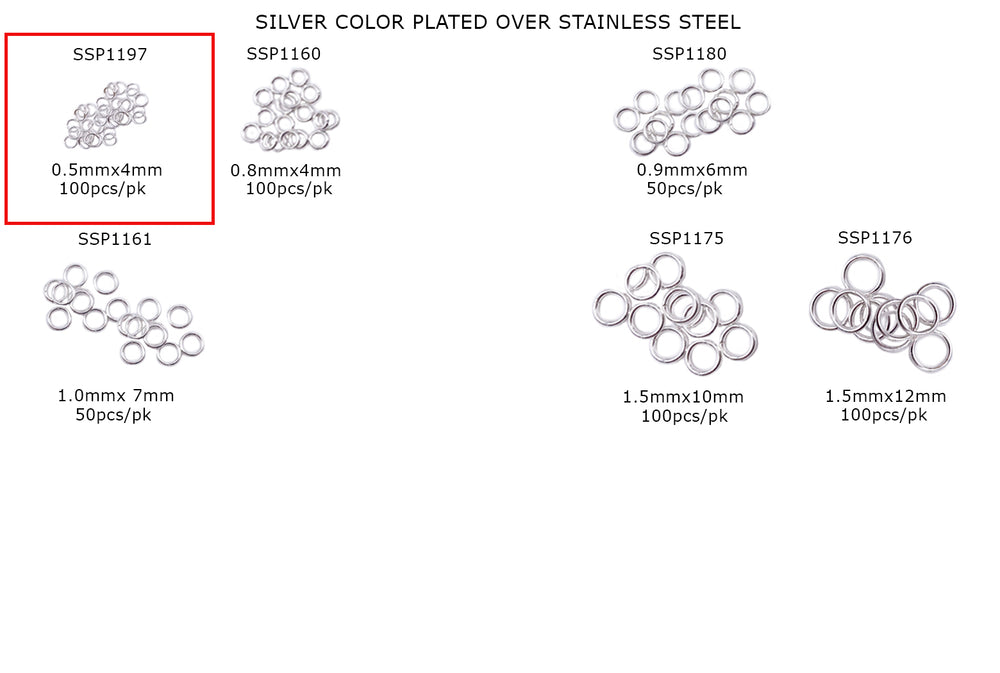 SSP1197 Stainless Steel Open O-Rings