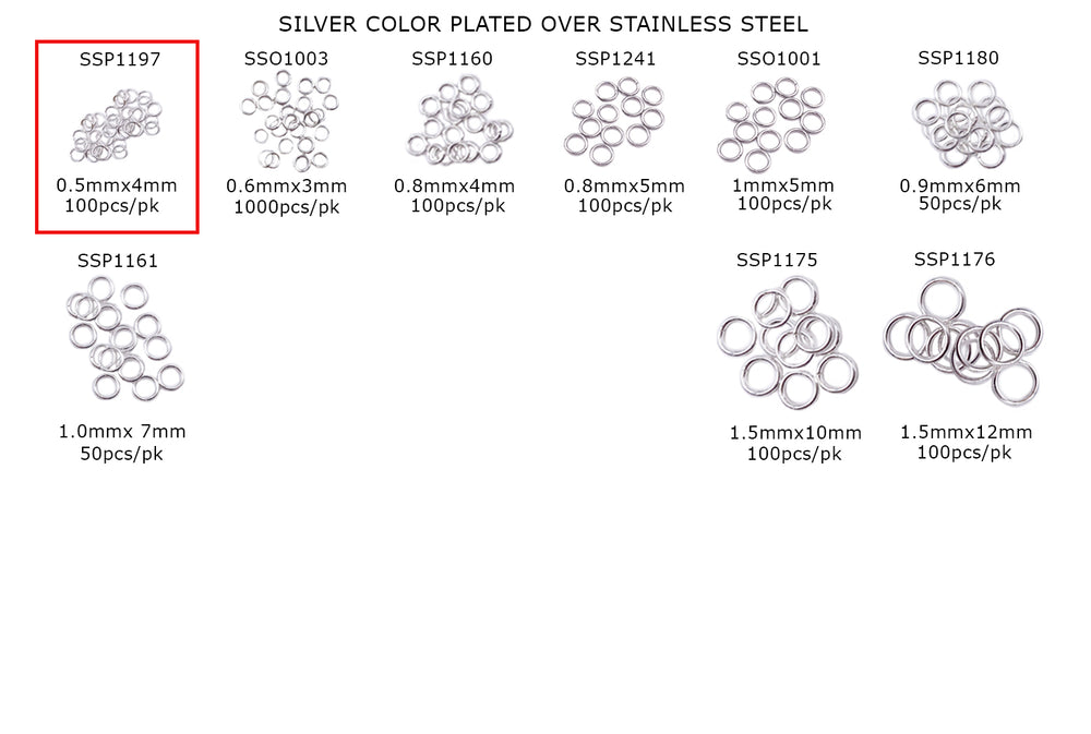 SSP1197 Stainless Steel Open O-Rings