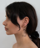 SSP1246 Earring Hoops 100mm CHOOSE COLOR BELOW