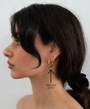 SSP1246 Earring Hoops 100mm CHOOSE COLOR BELOW