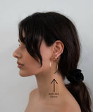 SSP1246 Earring Hoops 100mm CHOOSE COLOR BELOW