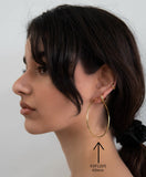 SSP1246 Earring Hoops 100mm CHOOSE COLOR BELOW