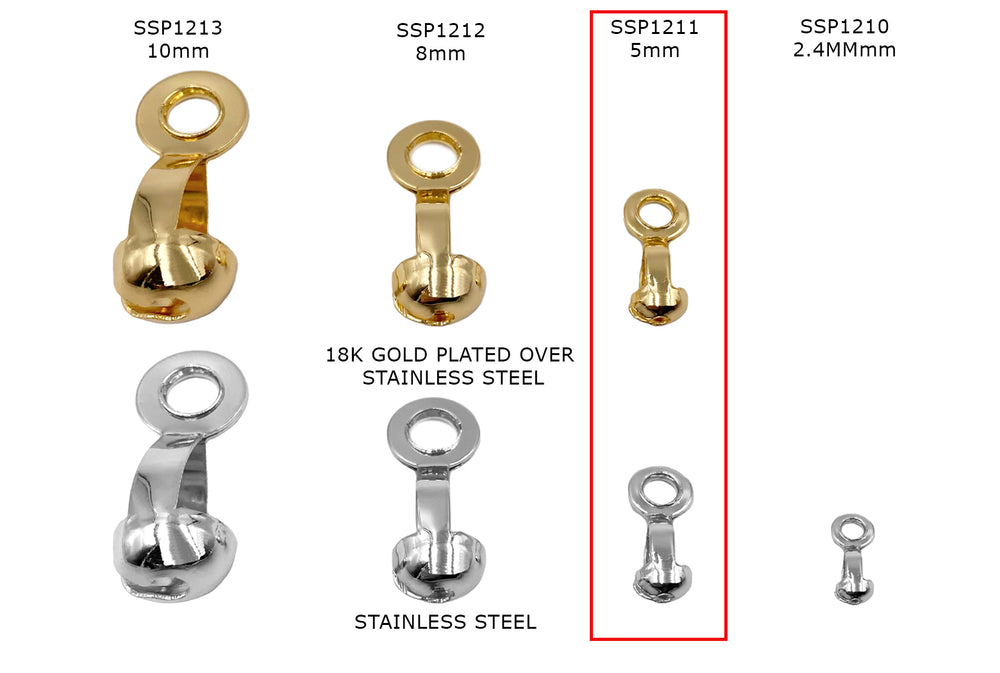 SSP1211 Stainless Steel Ball Chain Connector 5mm