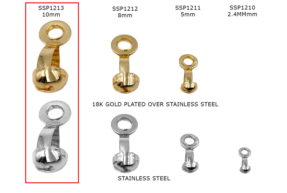 SSP1213 Stainless Steel Ball Chain Connector 10mm