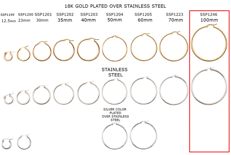 20pcs 5x3.5mm SEASHA Crafts 316L Stainless Steel Metal Earring