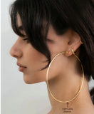 SSP1246 Earring Hoops 100mm CHOOSE COLOR BELOW