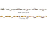 BCH1331 Imitation Pearl Beaded Chain