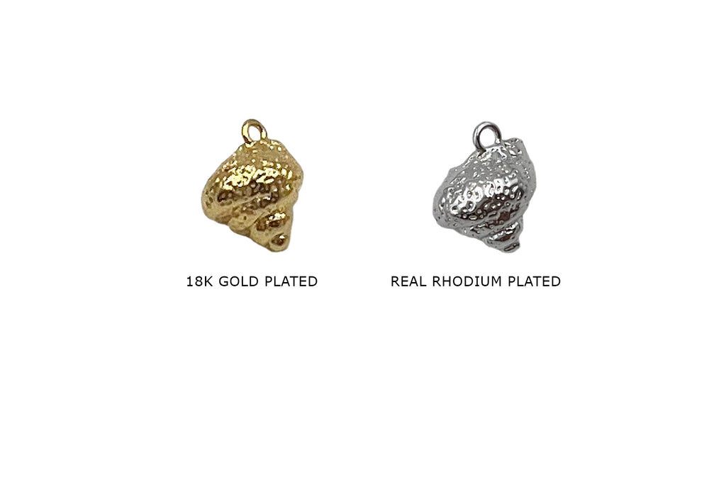 CB2062 18k Gold Plated Conch Shell Charm