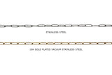 SSC1242 Stainless Steel Paper Clip Link Chain