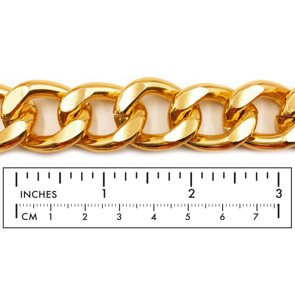 20m Aluminium Curb Chain, Elegant Rust Resistant Metal Craft Chain, DIY  Craft Chain, Craft Chain Curb Link Chain for Jewelry Making Necklace  Bracelet