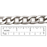 ACYF1107 Flat Aluminum Curb Chain CHOOSE COLOR BELOW