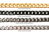 ACYF1102 Aluminum Curb Chain CHOOSE COLOR BELOW