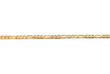 BCH1061 18k Gold Plated Figaro Chain