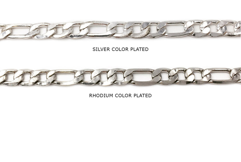 BCH1064 Figaro Chain - CHOOSE COLOR FROM DROP DOWN ARROW