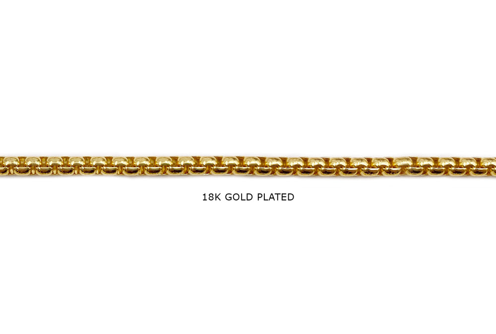 18k Gold Plated Box Chain