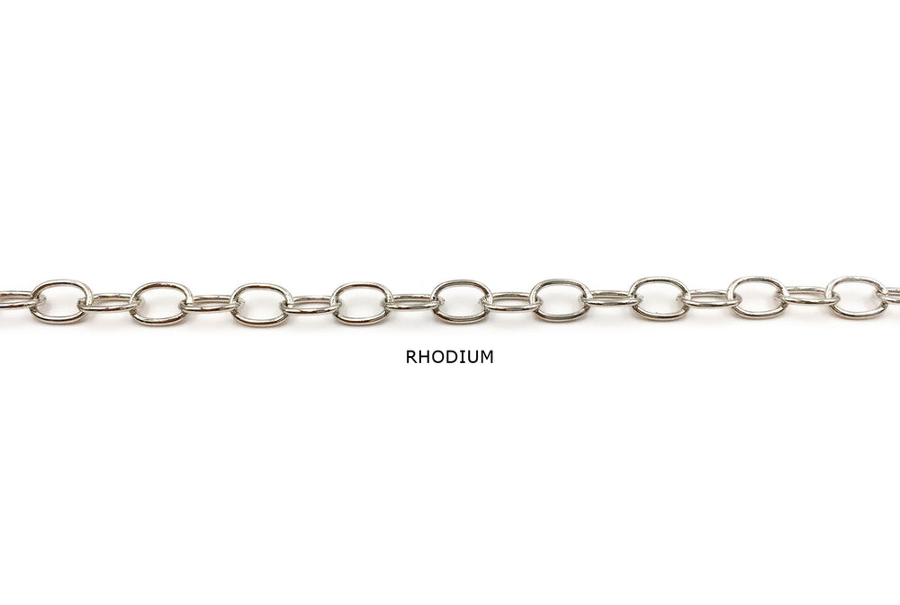 BCH1111 Oval Link Cable Extension Chain CHOOSE COLOR FROM DROP DOWN ARROW