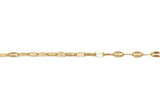 BCH1117  18k Gold Chain With Design