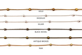 BCH1136 Brass Satellite Chain CHOOSE COLOR FROM DROP DOWN ARROW