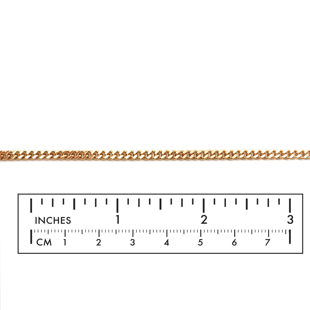 BCH1175 Diamond Cut Curb Chain - CHOOSE COLOR FROM DROP DOWN ARROW
