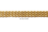 BCH1262 18k Gold Plated Watch Band Chain 15.2mm