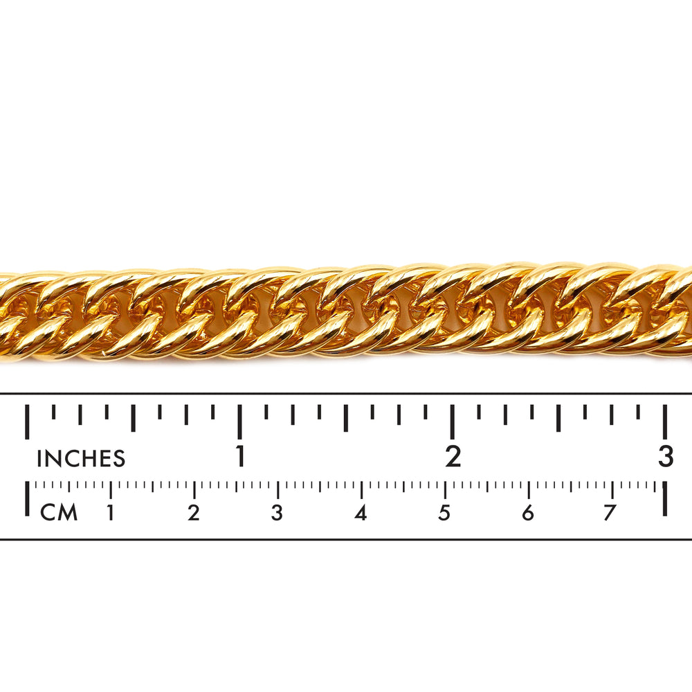 BCH1270 18k Gold Plated Heavy Curb Chain