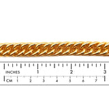 BCH1270 18k Gold Plated Heavy Curb Chain