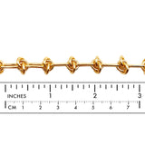 BCH1276 18k Gold Plated Barb Wire Chain For Jewelry Making