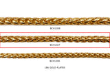 BCH1307  18k Gold Plated Wheat Chain