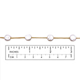 BCH1327 Imitation Pearl Beaded Chain