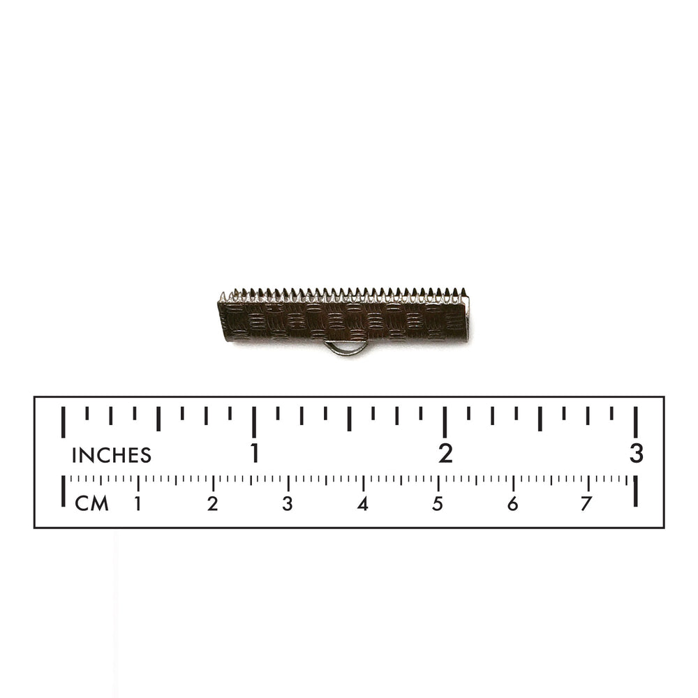 BFDX1005 Crimp End Bar Clasp with Teeth